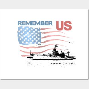 Rememeber Pearl Harbor Posters and Art